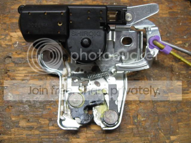 Toyota Camry Trunk Release Lock